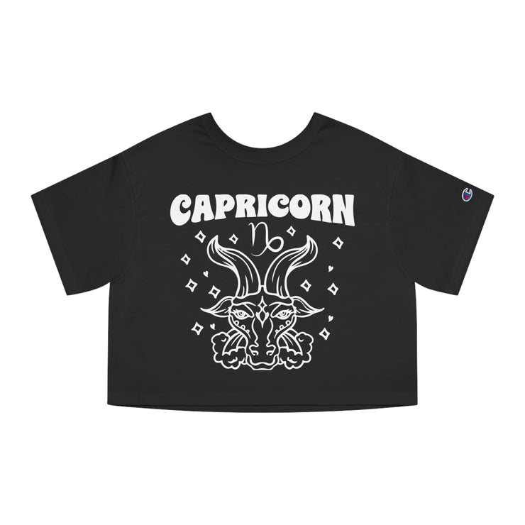 Capricorn Heart - Cropped T-Shirt