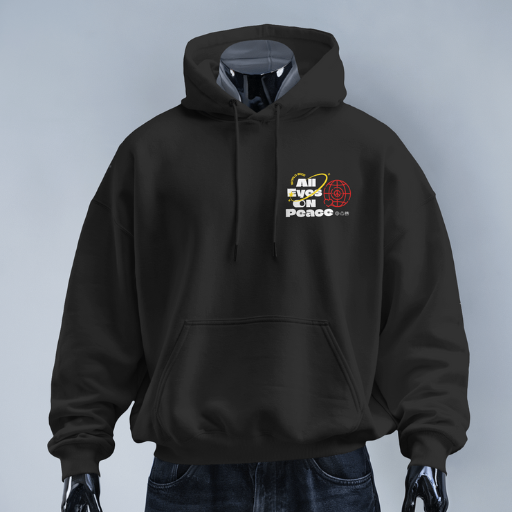 All Eyes On Peace 2030 - Oversized Streetwear Fleece Hoodie