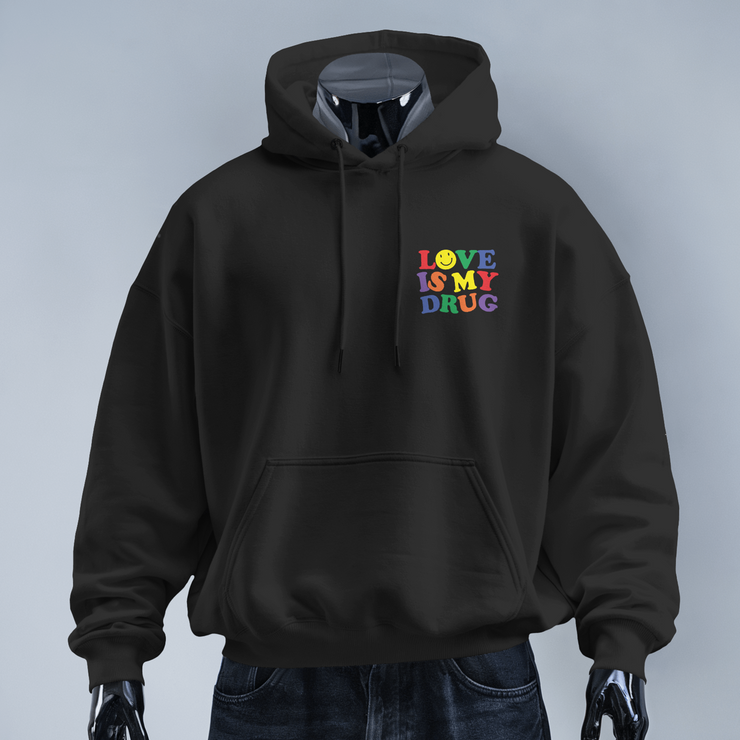 Addiction - Oversized Streetwear Fleece Hoodie