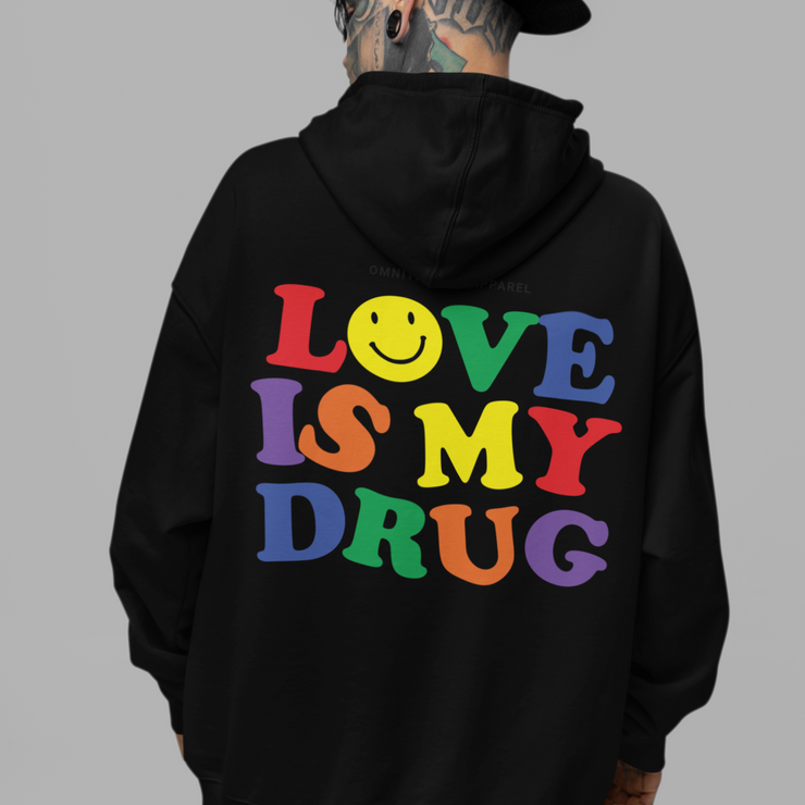 Addiction - Oversized Streetwear Fleece Hoodie