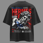 American Hermes - Oversize Deep Drop Shoulder Tee