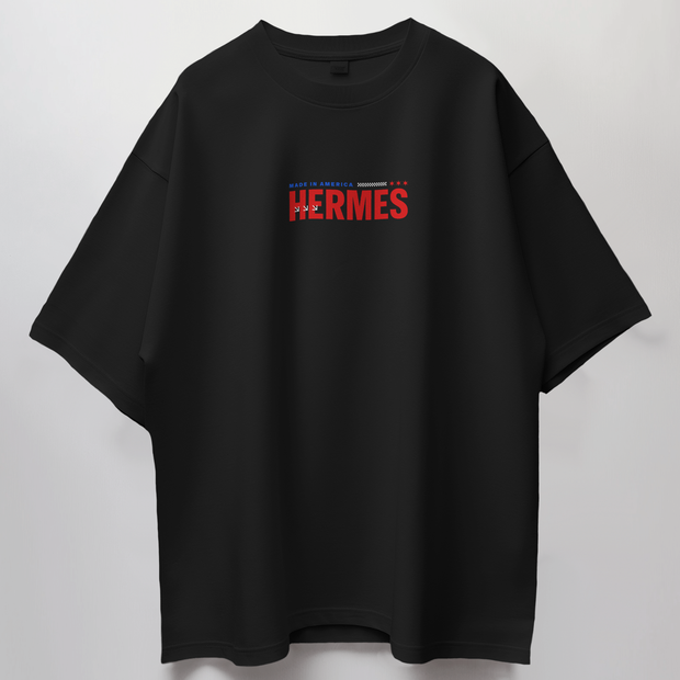 American Hermes - Oversize Deep Drop Shoulder Tee