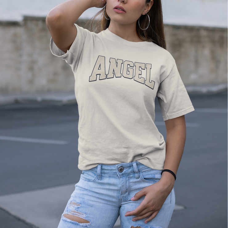 Angel - Oversize Deep Drop Shoulder Tee