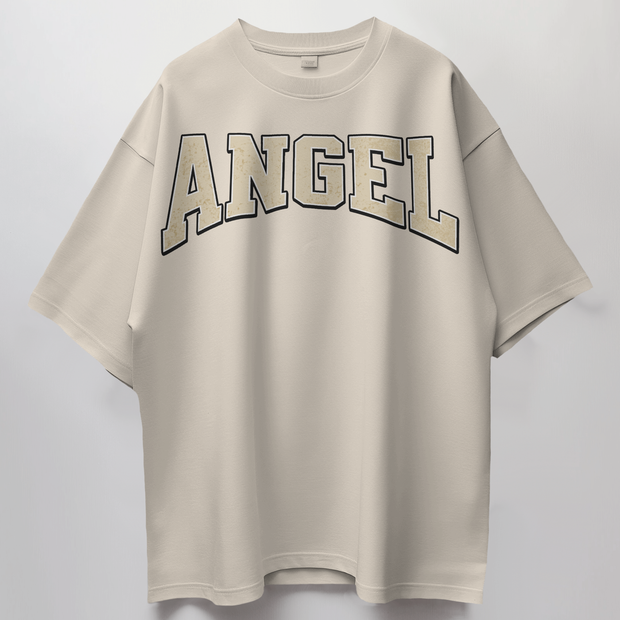 Angel - Oversize Deep Drop Shoulder Tee