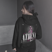 Athena the Guardian of Wisdom - Oversized Streetwear Fleece Hoodie