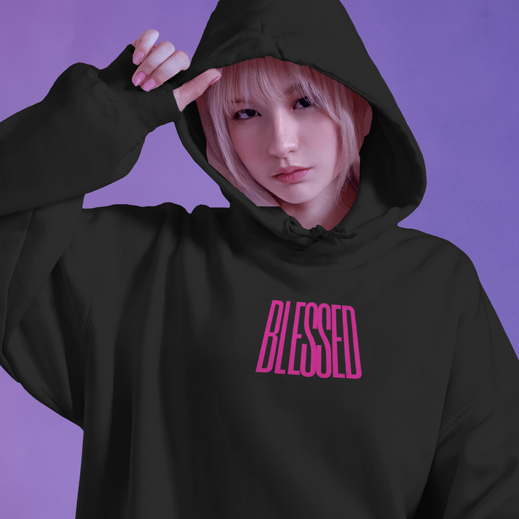 Blessed Angelic - Oversized Streetwear Fleece Hoodie