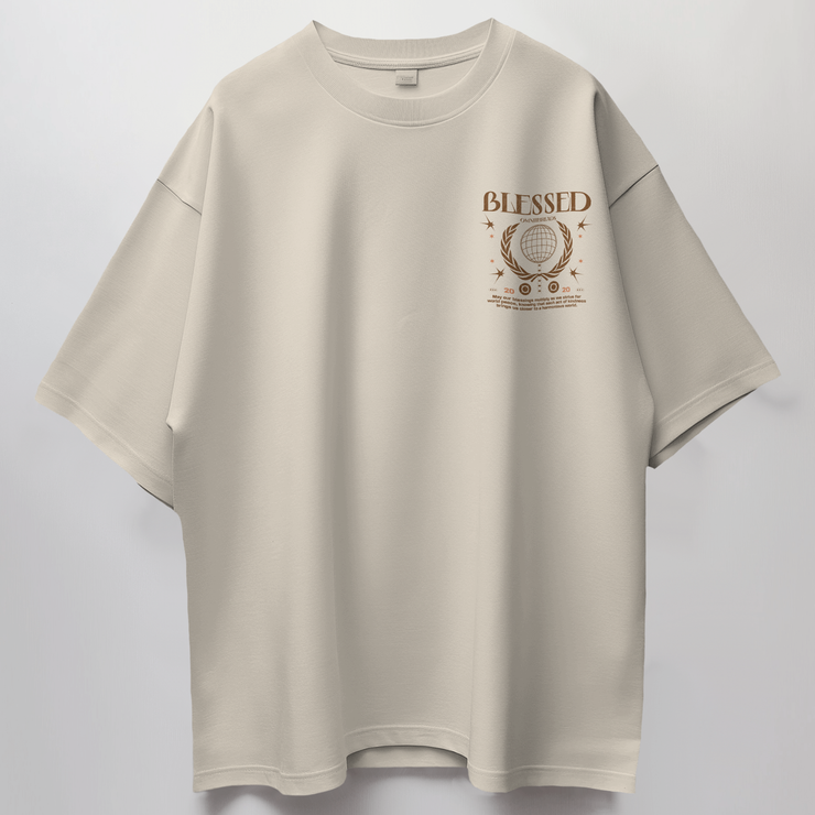 Blessings - Oversize Deep Drop Shoulder Tee