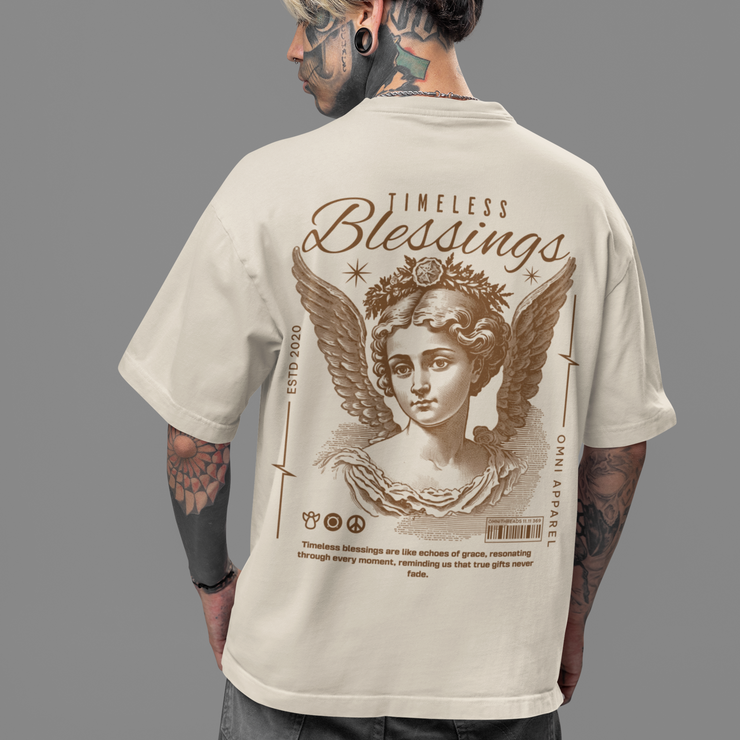 Blessings - Oversize Deep Drop Shoulder Tee