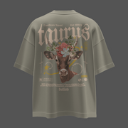 Bullish Taurus - Oversize Deep Drop Shoulder Tee