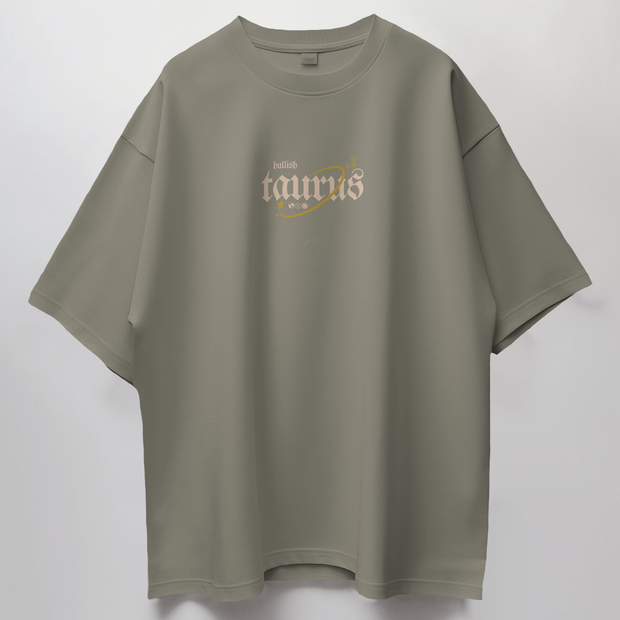 Bullish Taurus - Oversize Deep Drop Shoulder Tee