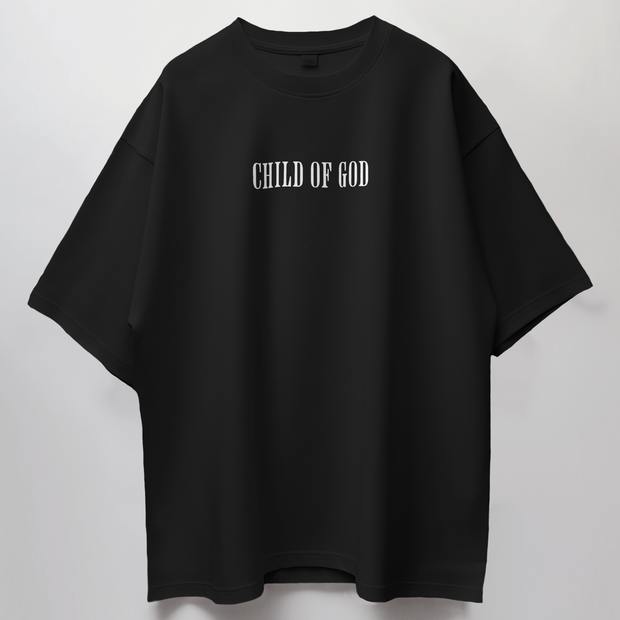 Child Of God - Oversize Deep Drop Shoulder Tee