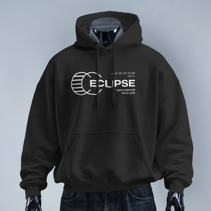 Eclipse - Oversized Streetwear Fleece Hoodie