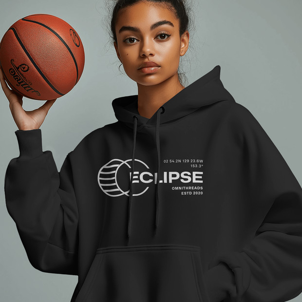 Eclipse - Oversized Streetwear Fleece Hoodie