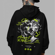 Elegant Rapture - Oversized Streetwear Fleece Hoodie