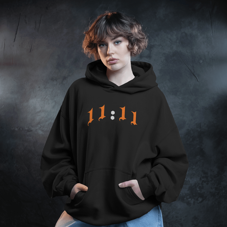 Eleven Eleven 1111 - Oversized Streetwear Fleece Hoodie