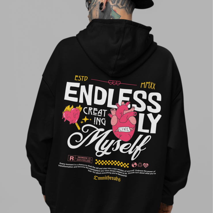 Endless Creation - Oversized Streetwear Fleece Hoodie