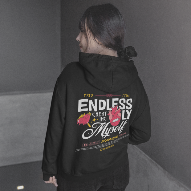 Endless Creation - Oversized Streetwear Fleece Hoodie