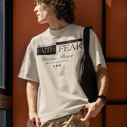 Faith Over Fear Minimal - Oversize Deep Drop Shoulder Tee