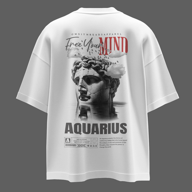 Free Your Mind - Oversize Deep Drop Shoulder Tee