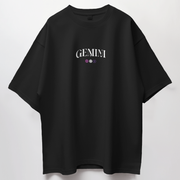 Gemini Duality - Oversize Deep Drop Shoulder Tee