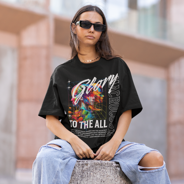 Glory - Oversize Deep Drop Shoulder Tee