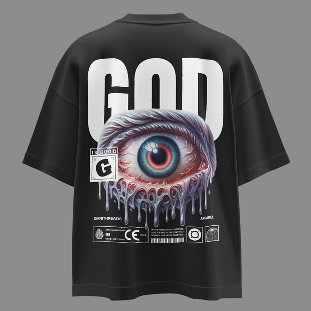 God Is Good - Oversize Deep Drop Shoulder Tee