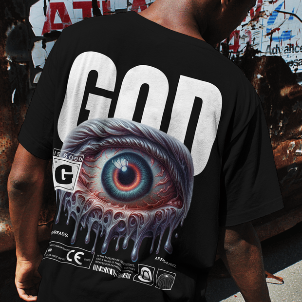 God Is Good - Oversize Deep Drop Shoulder Tee