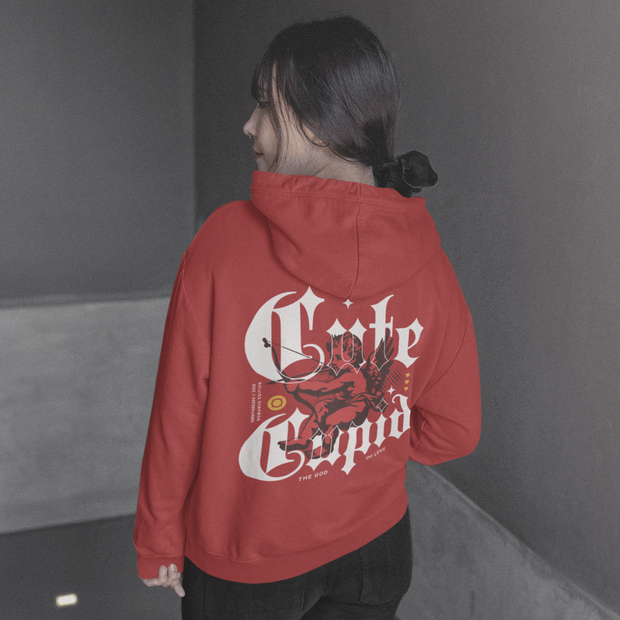 Cupid The God of Love - Streetwear Fleece Hoodie