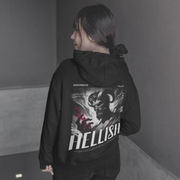 Hellish Hades - Oversized Streetwear Fleece Hoodie