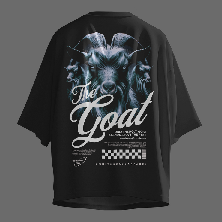 Holy Goat - Oversize Deep Drop Shoulder Tee