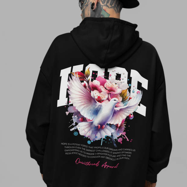 Hope - Oversized Streetwear Fleece Hoodie