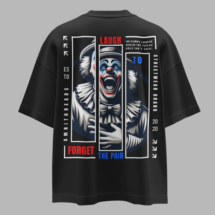 Jester Archetype 2: Laugh Through It - Oversize Deep Drop Shoulder Tee