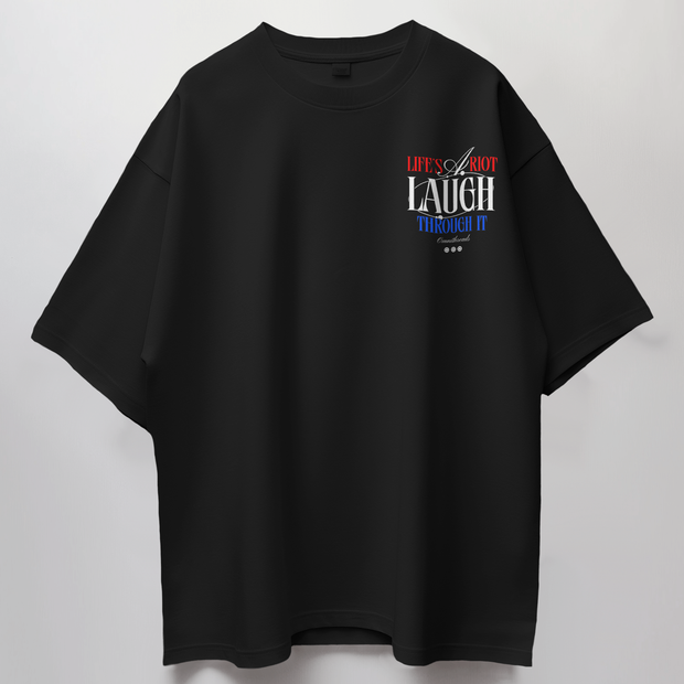 Jester Archetype 2: Laugh Through It - Oversize Deep Drop Shoulder Tee