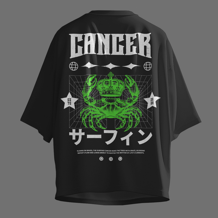 King Crab - Oversize Deep Drop Shoulder Tee