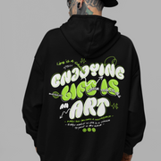 Life Is Art - Oversized Streetwear Fleece Hoodie