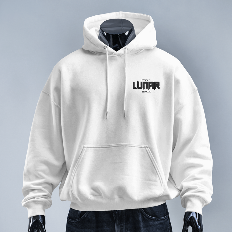 Lunas Moon - Oversized Streetwear Fleece Hoodie