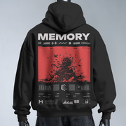 Memory of Chaos - Oversized Streetwear Fleece Hoodie