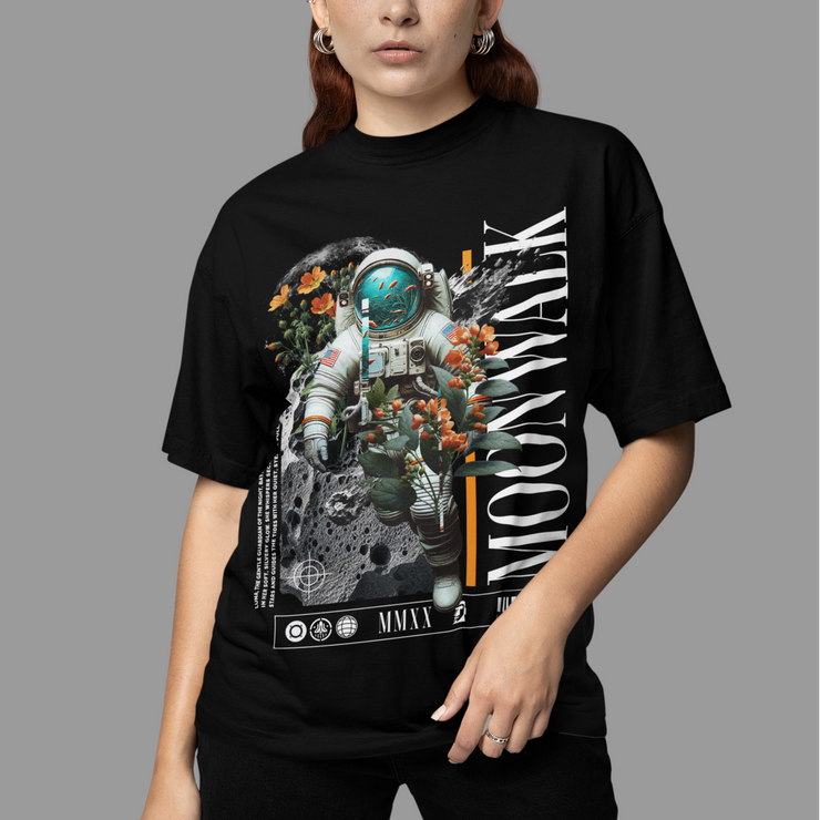 Moonwalk - Oversize Deep Drop Shoulder Tee