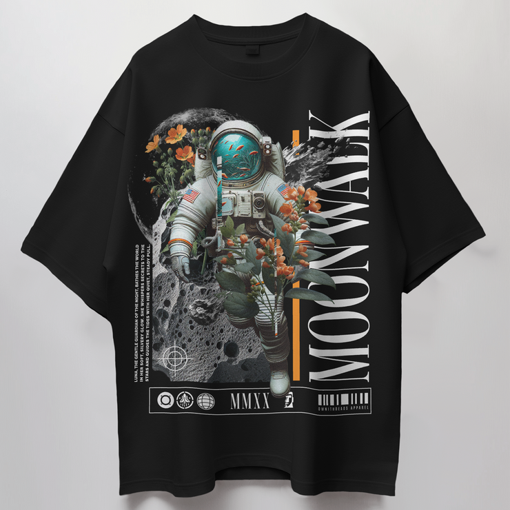 Moonwalk - Oversize Deep Drop Shoulder Tee