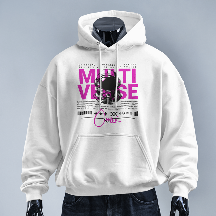 Multiverse - Oversized Streetwear Fleece Hoodie