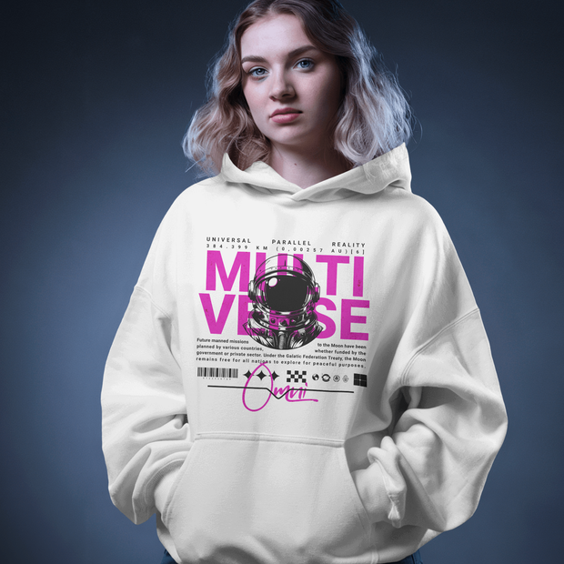 Multiverse - Oversized Streetwear Fleece Hoodie