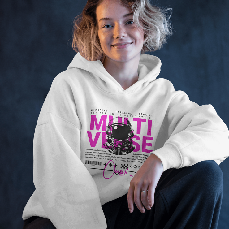 Multiverse - Oversized Streetwear Fleece Hoodie