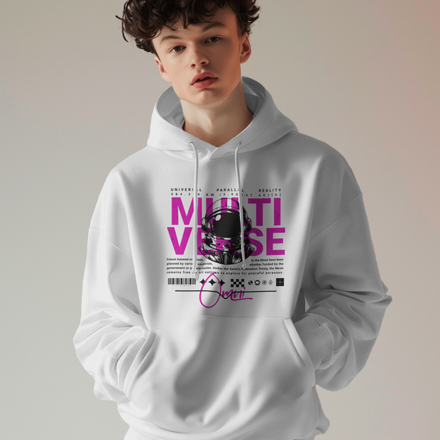 Multiverse - Oversized Streetwear Fleece Hoodie