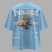 Mystic Pisces - Oversize Deep Drop Shoulder Tee