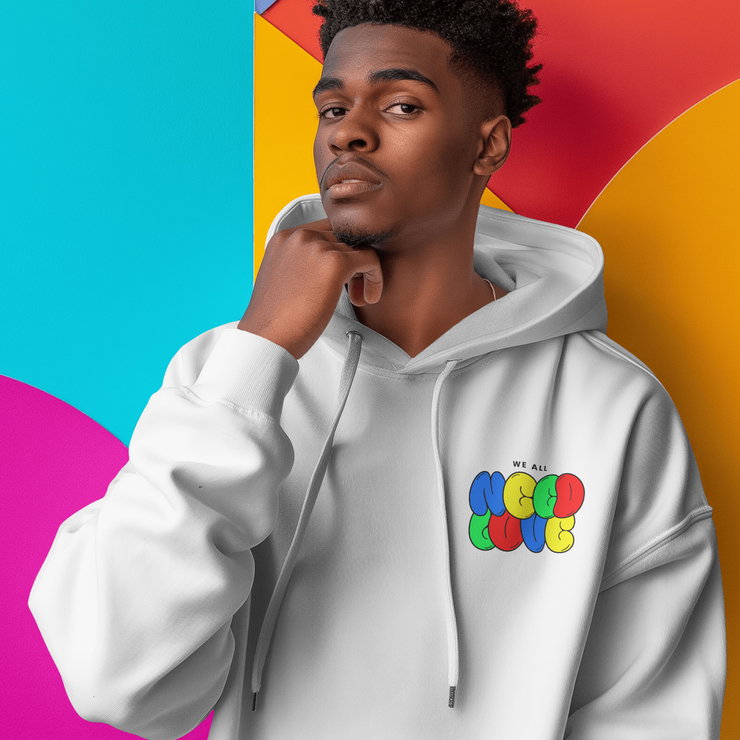 We All Need Love - Oversized Streetwear Fleece Hoodie