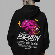 Pineal Brain - Oversized Streetwear Fleece Hoodie