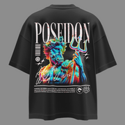 Poseidon Of Neptune - Oversize Deep Drop Shoulder Tee