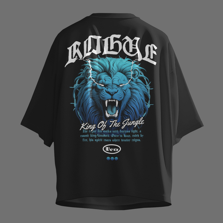 Rouge Leo - Oversize Deep Drop Shoulder Tee
