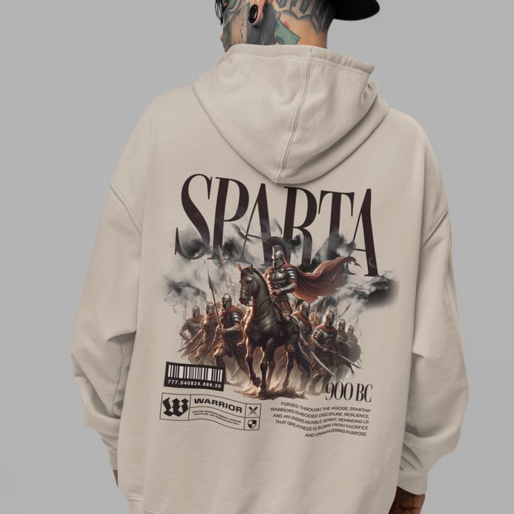 Sparta - Oversized Streetwear Fleece Hoodie