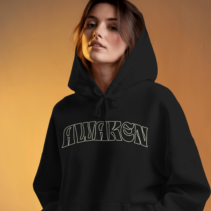 Spiritual Awakening - Oversized Streetwear Fleece Hoodie